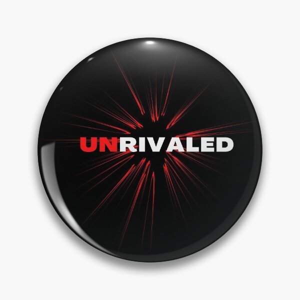 Item preview, UNRIVALED - I am - motivational word affirmation - black white red designed and sold by Art4Motivation.