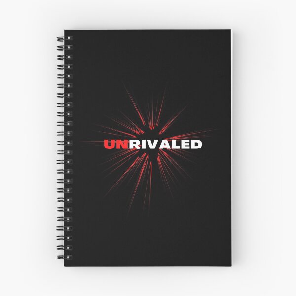 Item preview, UNRIVALED - I am - motivational word affirmation - black white red designed and sold by Art4Motivation.