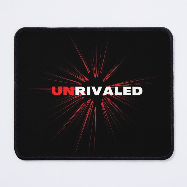Item preview, UNRIVALED - I am - motivational word affirmation - black white red designed and sold by Art4Motivation.