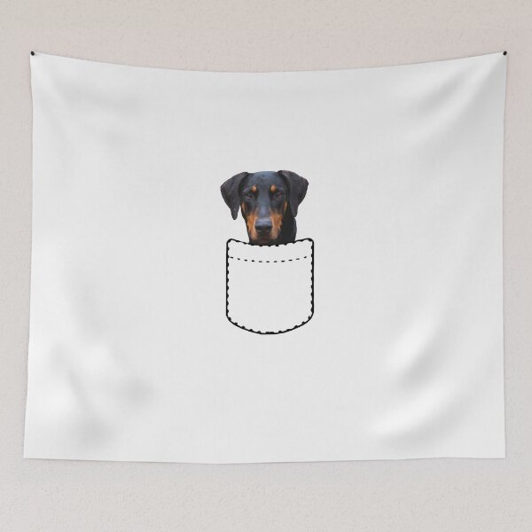 Item preview, Doberman In Pocket designed and sold by apuppyfeed.