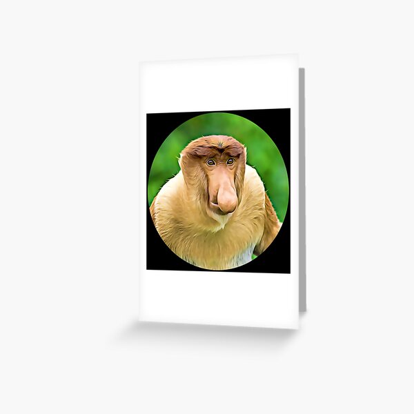 Proboscis Portrait Greeting Card