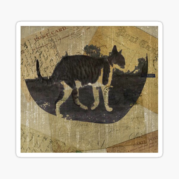 Cat Travels Sticker