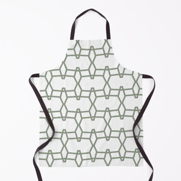 Item preview, Green and White Tessellation Line Pattern 9 Pairs Benjamin Moore 2022 Popular Color High Park 467 - Colour Trends - Shades - Hues designed and sold by ColorOfTheYears.