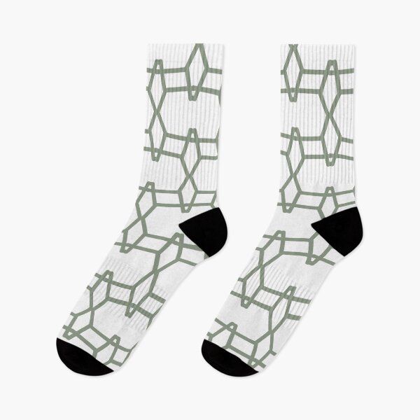 Item preview, Green and White Tessellation Line Pattern 9 Pairs Benjamin Moore 2022 Popular Color High Park 467 - Colour Trends - Shades - Hues designed and sold by ColorOfTheYears.