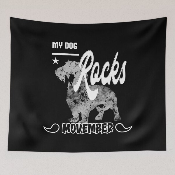 Item preview, My Dog Rocks Movember designed and sold by Mrspink16.