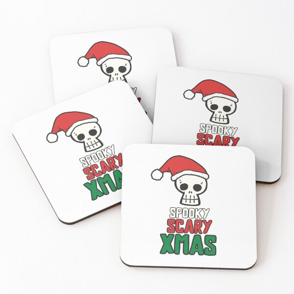 Item preview, spooky scary xmas Christmas skull quote designed and sold by Phiiilo.