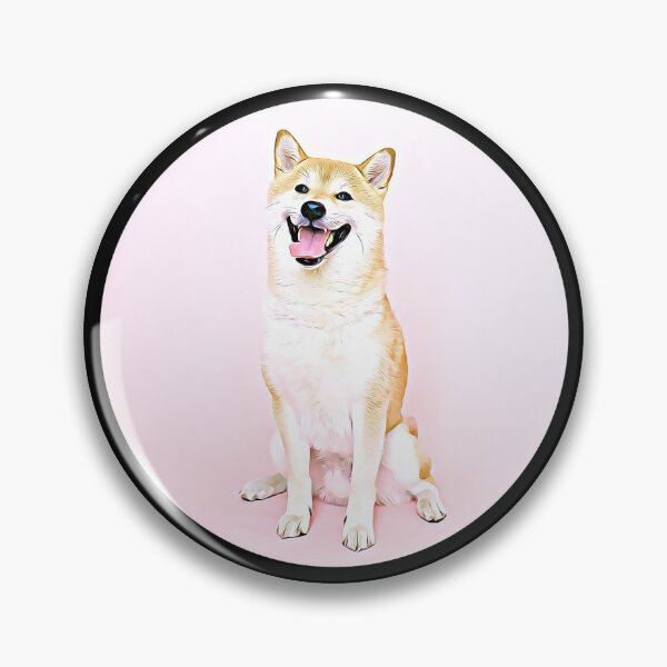 Item preview, Shiba Inu Portrait designed and sold by RevolutionInPaint.