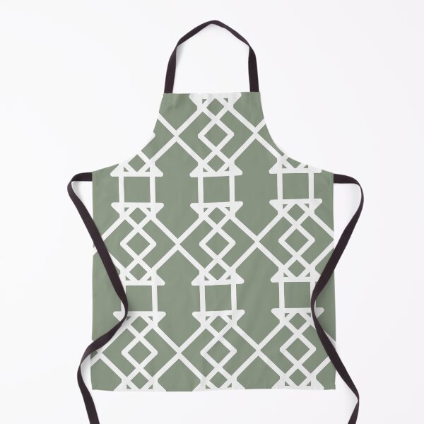 Item preview, Green and White Tessellation Line Pattern 27 Pairs Benjamin Moore 2022 Popular Color High Park 467 - Colour Trends - Shades - Hues designed and sold by ColorOfTheYears.