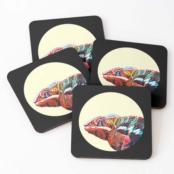Item preview, Chameleon Portrait designed and sold by RevolutionInPaint.