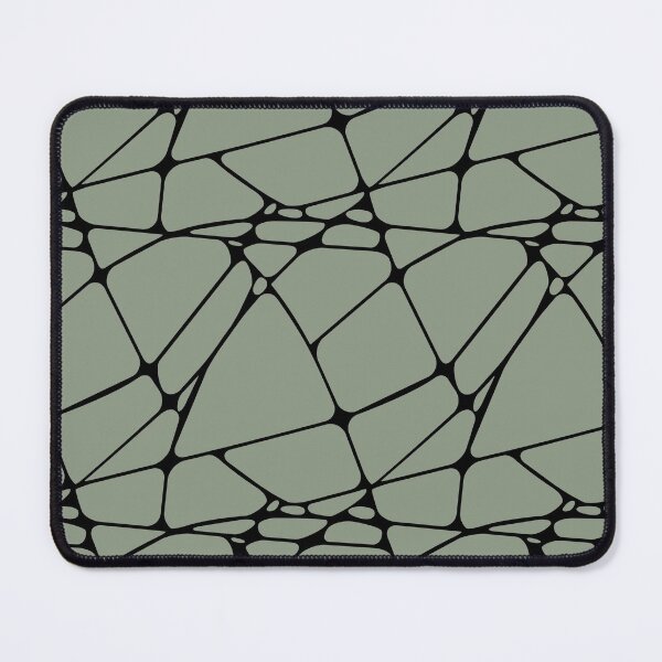 Item preview, Mid-tone Green and Black Abstract Mosaic Pattern 1 Pairs Benjamin Moore 2022 Popular Color High Park 467 - Colour Trends - Shades - Hues designed and sold by ColorOfTheYears.