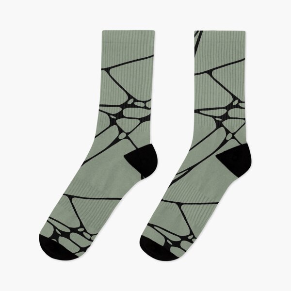 Item preview, Mid-tone Green and Black Abstract Mosaic Pattern 1 Pairs Benjamin Moore 2022 Popular Color High Park 467 - Colour Trends - Shades - Hues designed and sold by ColorOfTheYears.