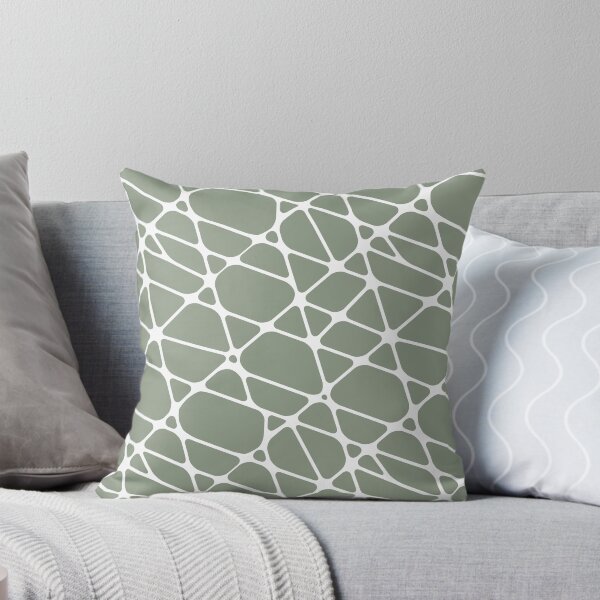 Item preview, Mid-tone Green and White Abstract Mosaic Pattern 2 Pairs Benjamin Moore 2022 Popular Color High Park 467 - Colour Trends - Shades - Hues designed and sold by ColorOfTheYears.
