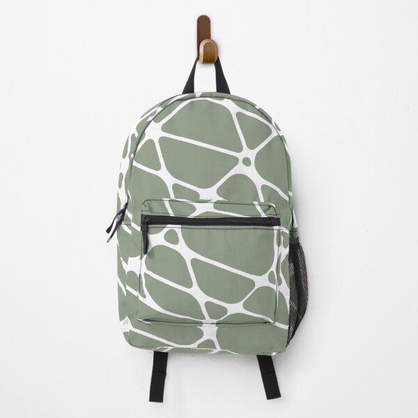Item preview, Mid-tone Green and White Abstract Mosaic Pattern 2 Pairs Benjamin Moore 2022 Popular Color High Park 467 - Colour Trends - Shades - Hues designed and sold by ColorOfTheYears.