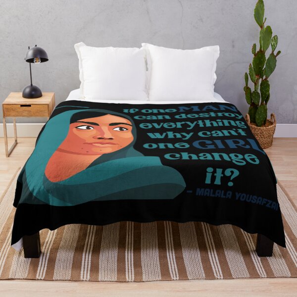 Item preview, If one man can destroy everything why can't one girl change it? (on black) designed and sold by NVINY.