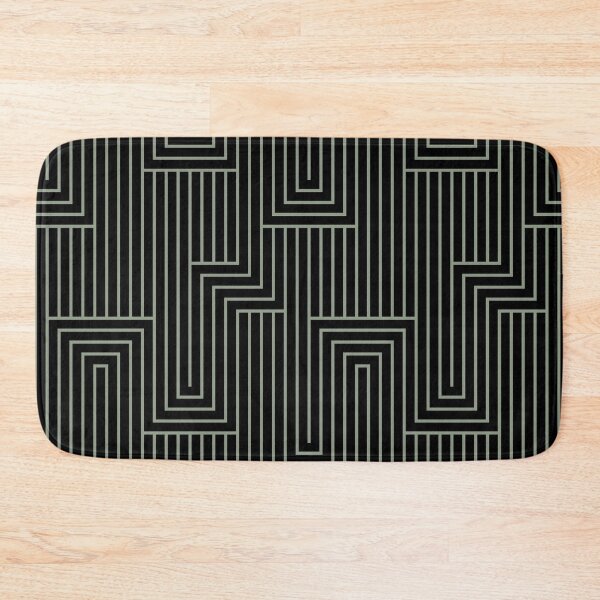 Item preview, Mid-tone Green and Black Art Deco Pattern 2 Pairs Benjamin Moore 2022 Popular Color High Park 467 - Colour Trends - Shades - Hues designed and sold by ColorOfTheYears.