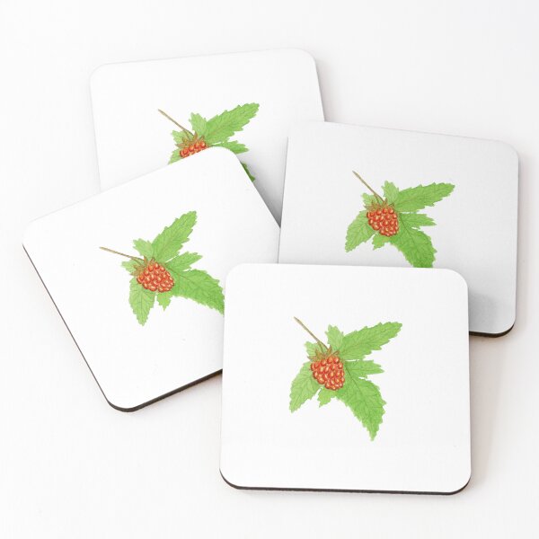 Item preview, Watercolor Salmonberry Fruit designed and sold by paintedpansy.