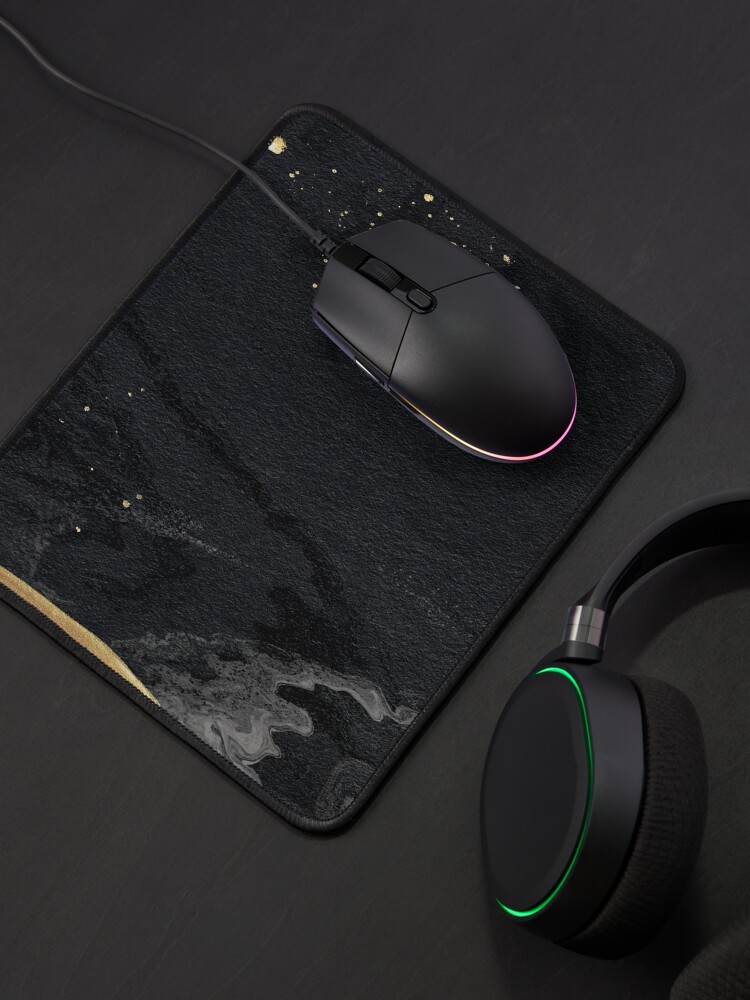 Alternate view of Midnight Golden Sky Paint Mouse Pad