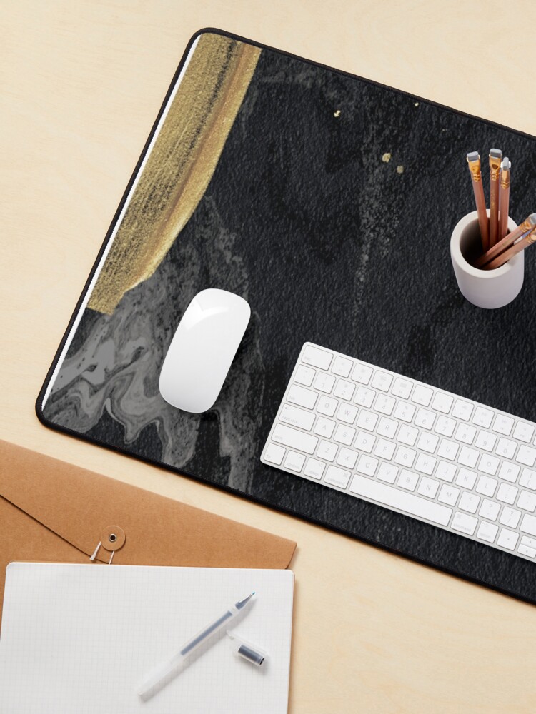 Alternate view of Midnight Golden Sky Paint Mouse Pad
