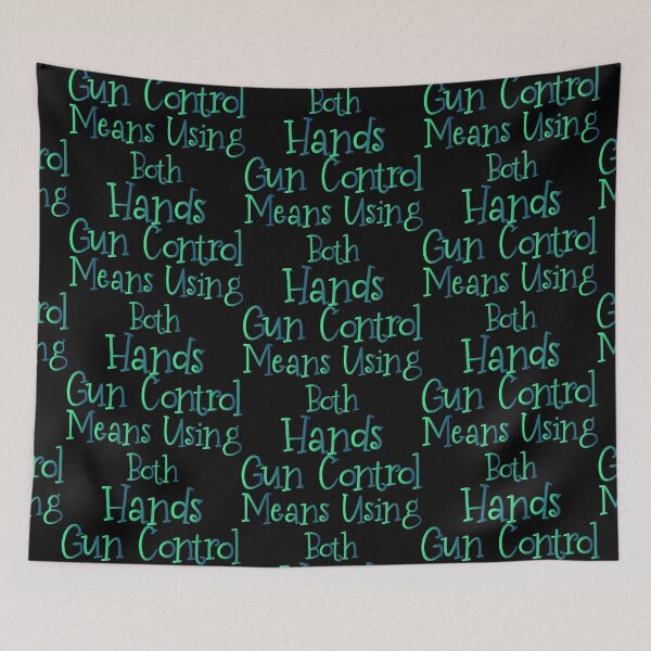 Item preview, Gun Control Means Using Both Hands - Sarcastic Funny Hilarious Present For Mom, Dad , Girlfriend Or Boyfriend designed and sold by Aymanclothings.