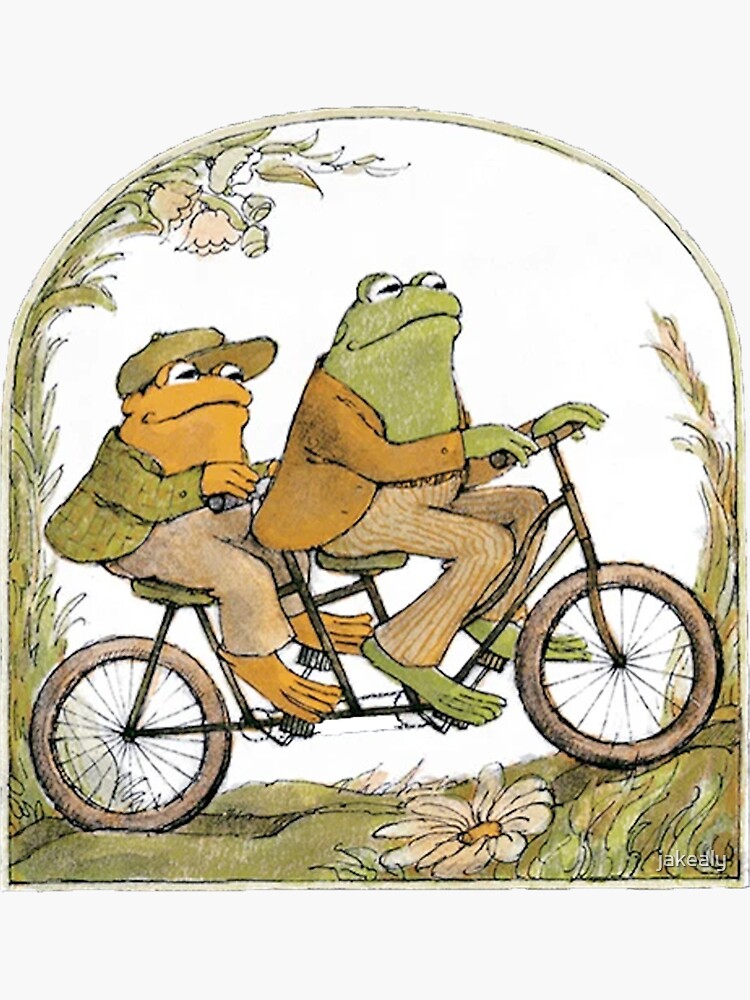 Frog and Toad on a Bike
