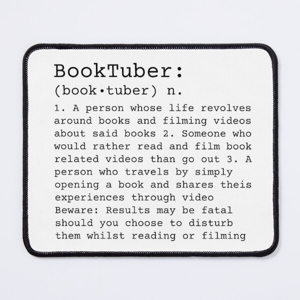 BookTuber Definition  Mouse Pad