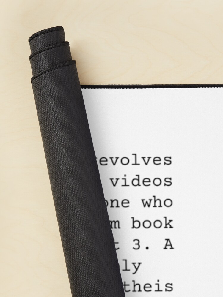 Alternate view of BookTuber Definition Mouse Pad
