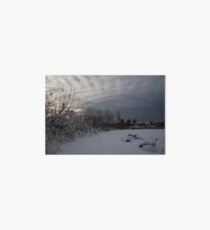 Clearing Snowstorm Art Board
