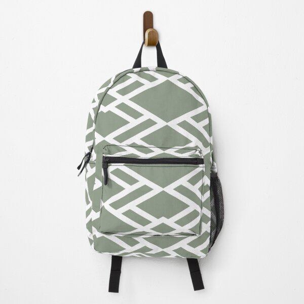 Item preview, Mid-tone Green and White Diamond Shape Pattern Pairs Benjamin Moore 2022 Popular Color High Park 467 - Colour Trends - Shades - Hues designed and sold by ColorOfTheYears.