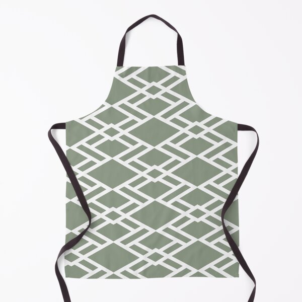 Item preview, Mid-tone Green and White Diamond Shape Pattern Pairs Benjamin Moore 2022 Popular Color High Park 467 - Colour Trends - Shades - Hues designed and sold by ColorOfTheYears.