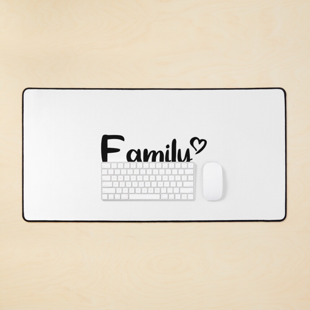 Heart Family Mouse Pad
