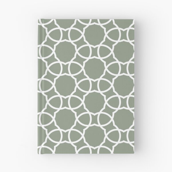 Item preview, Mid-tone Green and White Petal Shape Tile Pattern Pairs Benjamin Moore 2022 Popular Color High Park 467 - Colour Trends - Shades - Hues designed and sold by ColorOfTheYears.