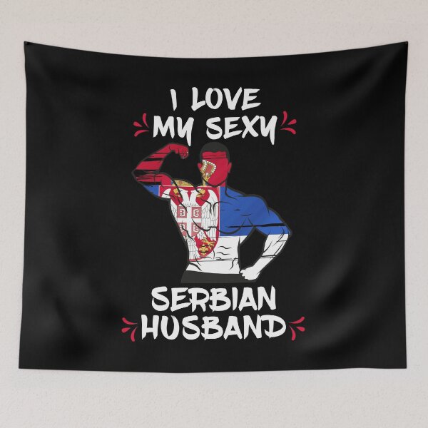 Item preview, I Love My Serbian Husband designed and sold by Dubbra.