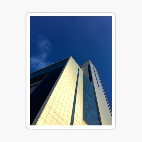 "Sky scraper in Lagos Lagos building" Sticker for Sale by