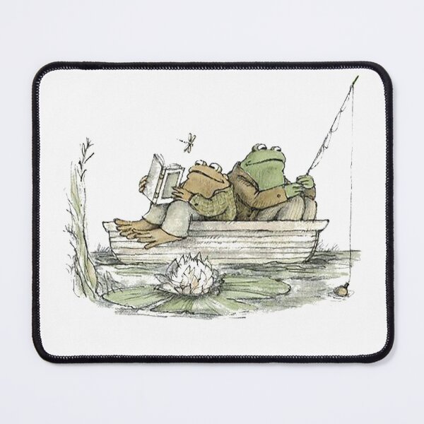 Frog and Toad Fishing Mouse Pad for Sale by jakealy