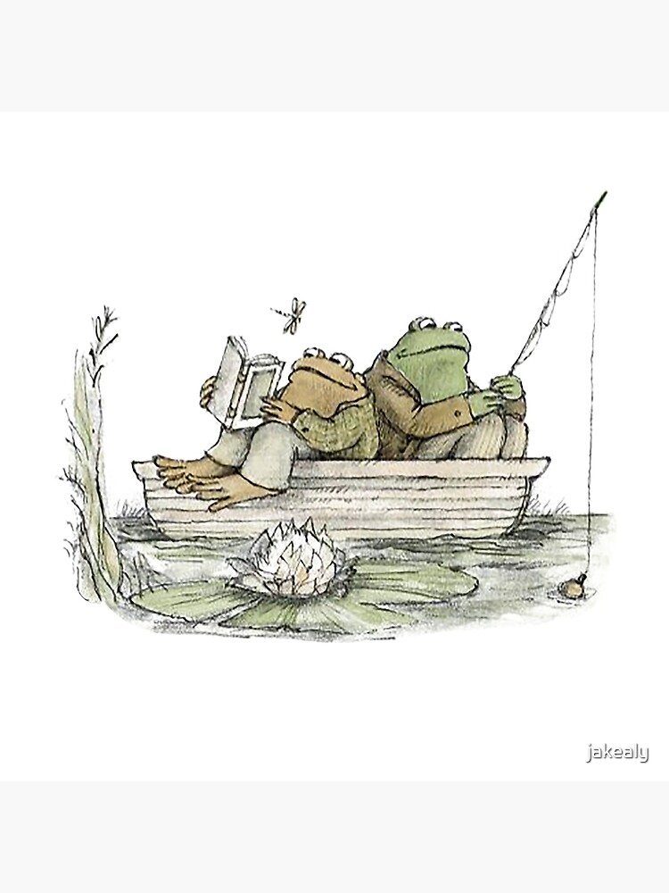 Frog and Toad Fishing Poster for Sale by jakealy