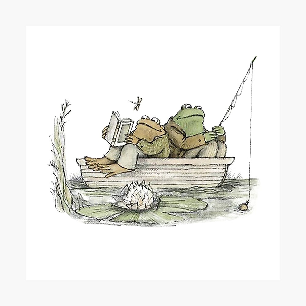 Frog And Toad Hit go fishing Poster for Sale by adigamazatsop