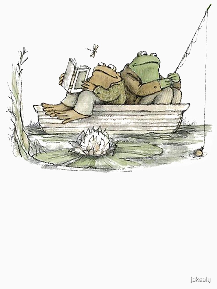 Vintage Frog And Toad Fishing Boat Sweatshirt 