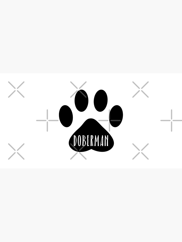 Doberman Paw Print Seal by chanzds