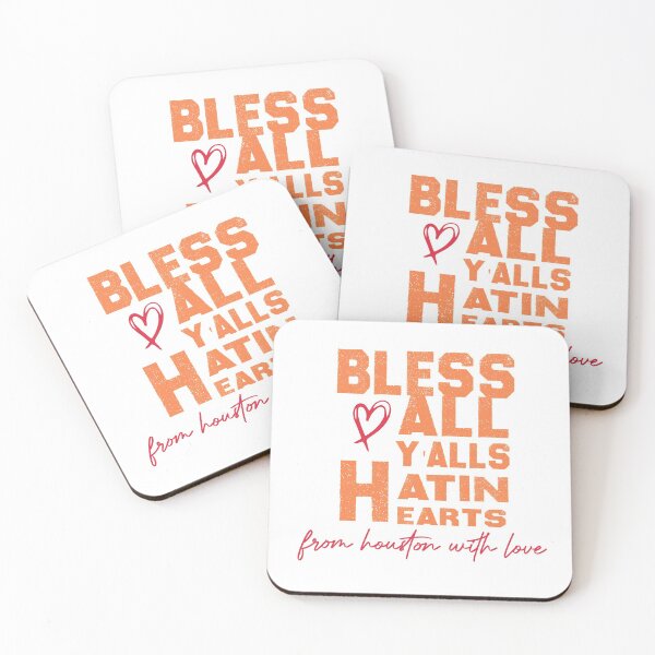 Item preview, Bless All Y'alls Hatin Hearts From Houston With Love designed and sold by Brother's Clothing.