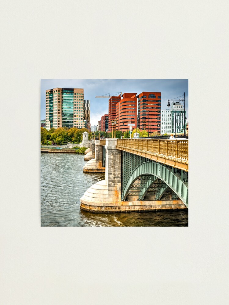 Boston's Citgo Sign Over The Charles River Panorama In Black and White T- Shirt by Gregory Ballos - Fine Art America