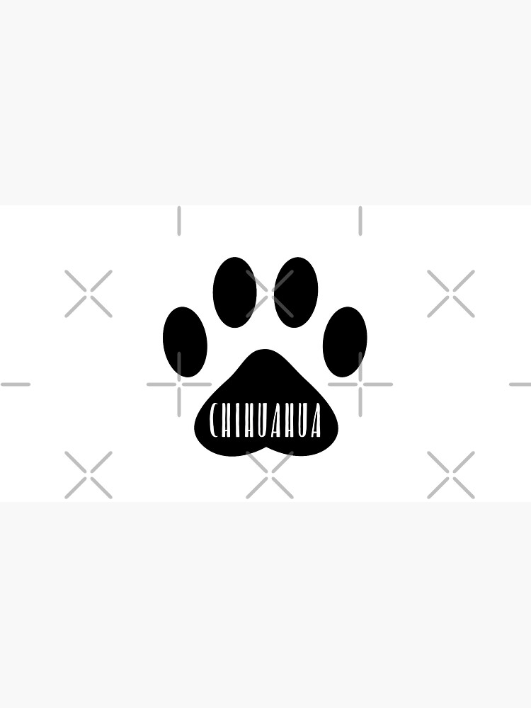 Chihuahua Paw Print Seal by chanzds