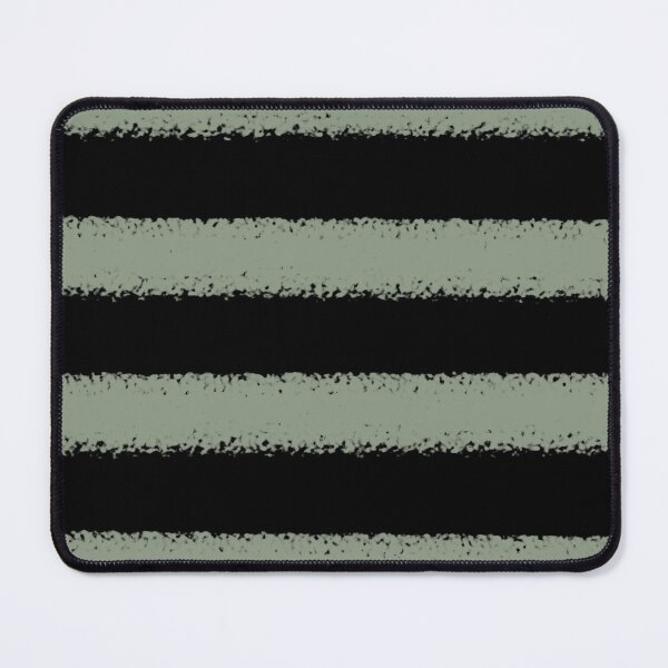 Artikelvorschau, Mid-tone Green and Black Horizontal Stripe Pattern Pairs Benjamin Moore 2022 Popular Color High Park 467 - Colour Trends - Shades - Hues entworfen und verkauft von ColorOfTheYears.