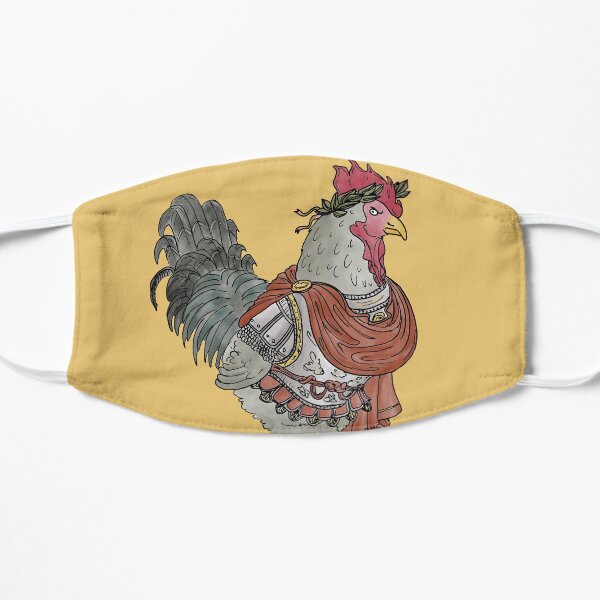 Greek Myth Chickens - Julius (Chicken) Caesar Flat Mask