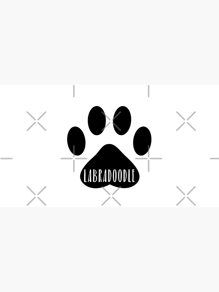 Labradoodle Paw Print Seal by chanzds