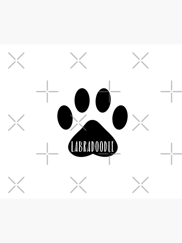 Labradoodle Paw Print Seal by chanzds
