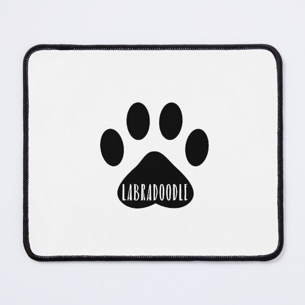 Item preview, Labradoodle Paw Print Seal designed and sold by chanzds.