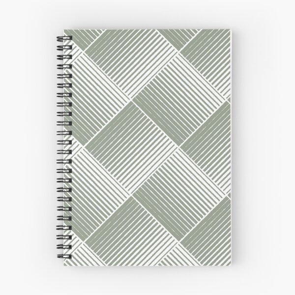 Artikelvorschau, Mid-tone Green and White Square Stripe Pattern Pairs Benjamin Moore 2022 Popular Color High Park 467 - Colour Trends - Shades - Hues entworfen und verkauft von ColorOfTheYears.