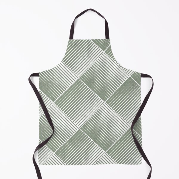 Item preview, Mid-tone Green and White Square Stripe Pattern Pairs Benjamin Moore 2022 Popular Color High Park 467 - Colour Trends - Shades - Hues designed and sold by ColorOfTheYears.