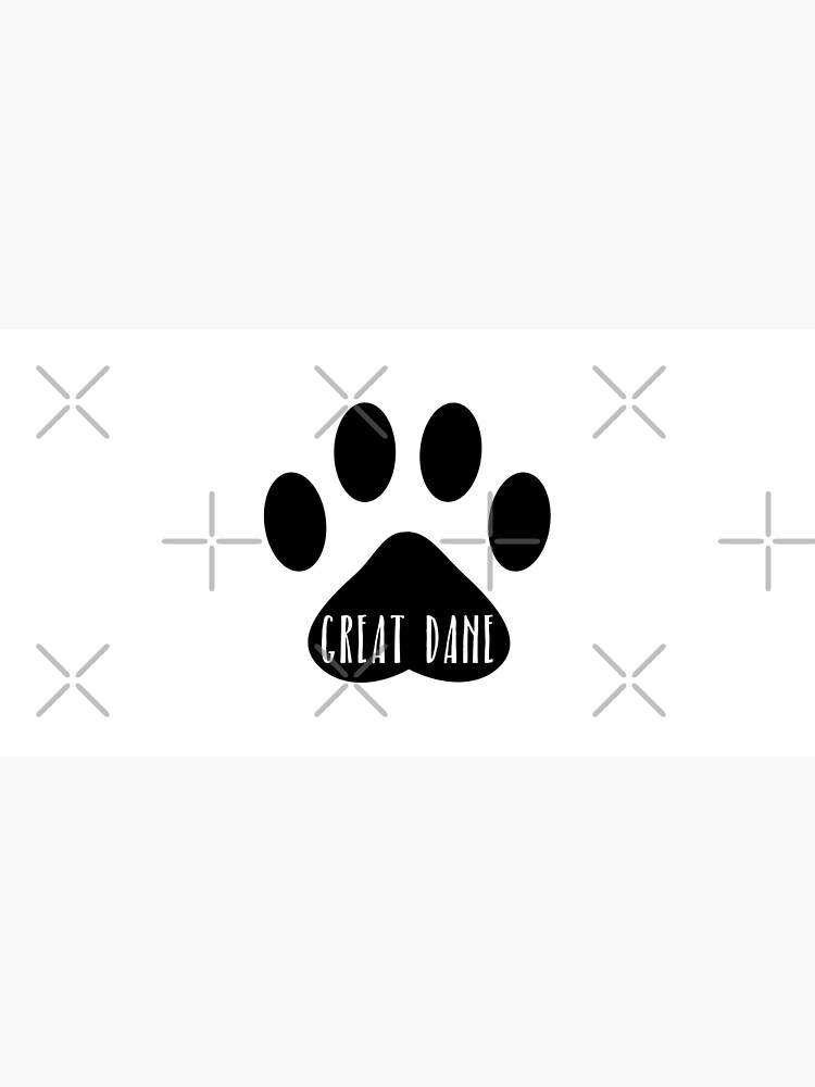 Great Dane Paw Print Seal by chanzds