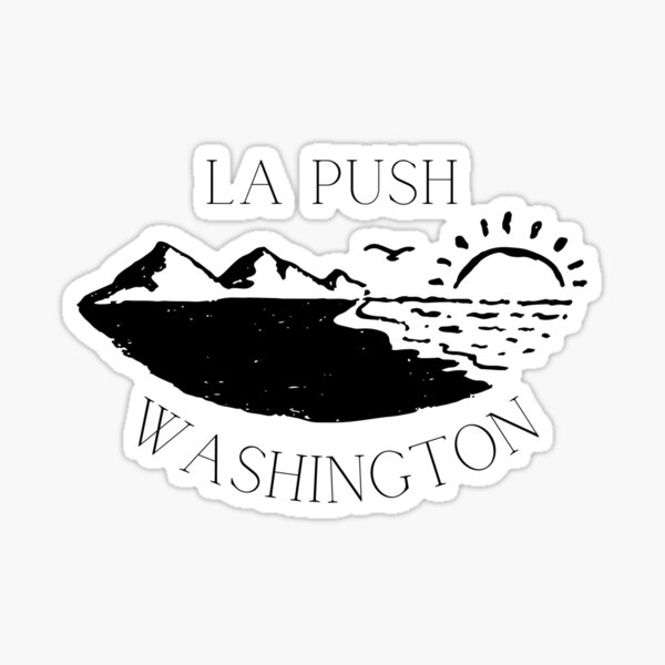 Item preview, La Push, Washington Location Sticker designed and sold by Simply Magic Supply.